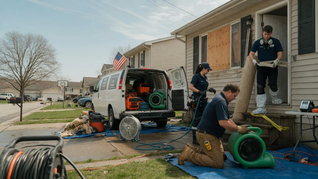 Water Damage Restoration in Percy, IL near me